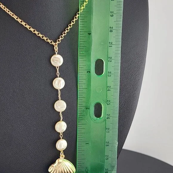 Gold Filled Shell Necklace – 18K Brazilian Gold | Brand New with Tags - Picture 5 of 6